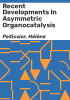 Recent_developments_in_asymmetric_organocatalysis