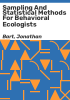 Sampling_and_statistical_methods_for_behavioral_ecologists