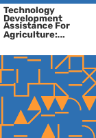 Technology_development_assistance_for_agriculture