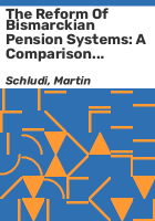 The_reform_of_Bismarckian_pension_systems