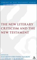 The_new_literary_criticism_and_the_New_Testament