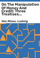 On_the_manipulation_of_money_and_credit