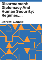 Disarmament_diplomacy_and_human_security