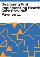 Designing_and_implementing_health_care_provider_payment_systems