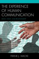 The_Experience_of_Human_Communication