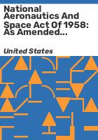 National_aeronautics_and_space_act_of_1958
