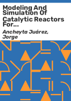 Modeling_and_simulation_of_catalytic_reactors_for_petroleum_refining