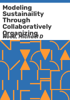 Modeling_sustainaility_through_collaboratively_organizing