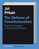 The_defence_of_constitutionalism
