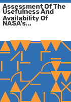 Assessment_of_the_usefulness_and_availability_of_NASA_s_earth_and_space_science_mission_data