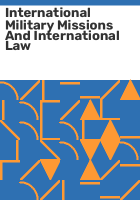 International_military_missions_and_international_law
