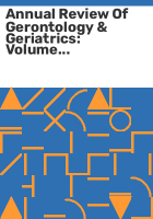 Annual_review_of_gerontology___geriatrics