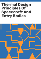 Thermal_design_principles_of_spacecraft_and_entry_bodies