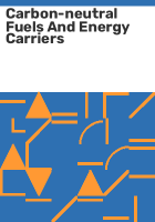 Carbon-neutral_fuels_and_energy_carriers