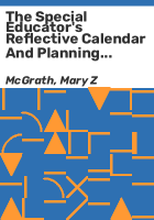 The_special_educator_s_reflective_calendar_and_planning_journal