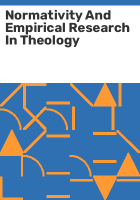 Normativity_and_empirical_research_in_theology