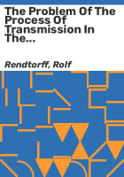 The_problem_of_the_process_of_transmission_in_the_Pentateuch