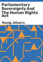 Parliamentary_sovereignty_and_the_Human_Rights_Act