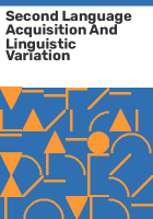 Second_language_acquisition_and_linguistic_variation
