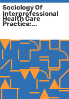 Sociology_of_interprofessional_health_care_practice