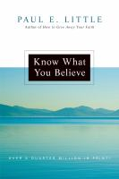 Know_what_you_believe