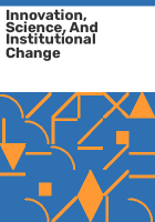 Innovation__science__and_institutional_change