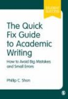 The_quick_fix_guide_to_academic_writing