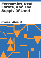 Economics__real_estate__and_the_supply_of_land