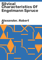Silvical_characteristics_of_Engelmann_spruce