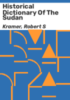 Historical_dictionary_of_the_Sudan