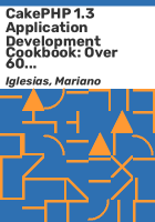 CakePHP_1_3_application_development_cookbook