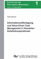 Informationsoffenlegung_und_Value-Chain_Cost_Management_in_Hersteller-Zulieferkooperationen