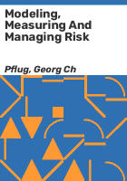 Modeling__measuring_and_managing_risk