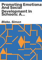 Promoting_emotional_and_social_development_in_schools