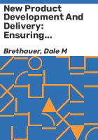 New_product_development_and_delivery