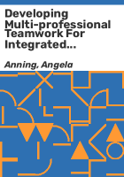 Developing_multi-professional_teamwork_for_integrated_children_s_services