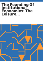The_founding_of_institutional_economics