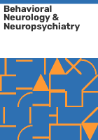 Behavioral_neurology___neuropsychiatry