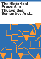 The_historical_present_in_Thucydides