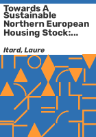 Towards_a_sustainable_Northern_European_housing_stock