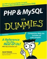 PHP___MySQL_for_dummies