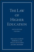 The_law_of_higher_education