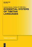 Evidential_systems_of_Tibetan_languages