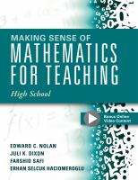 Making_sense_of_mathematics_for_teaching