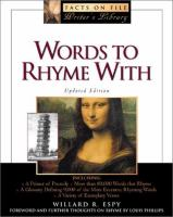 Words_to_rhyme_with