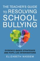 The_teacher_s_guide_to_resolving_school_bullying
