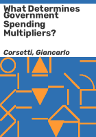 What_determines_government_spending_multipliers_