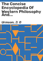 The_Concise_encyclopedia_of_Western_philosophy_and_philosophers