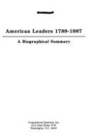 American_leaders__1789-1987