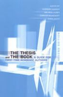 The_thesis_and_the_book